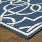 Oriental Weavers Meridian 2205B 2"3" x 7"6" Navy Runner, , large