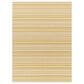 Surya Eagean EAG-2424 Mustard and Ivory 7"10" x 10"2" Indoor/Outdoor Area Rug, , large