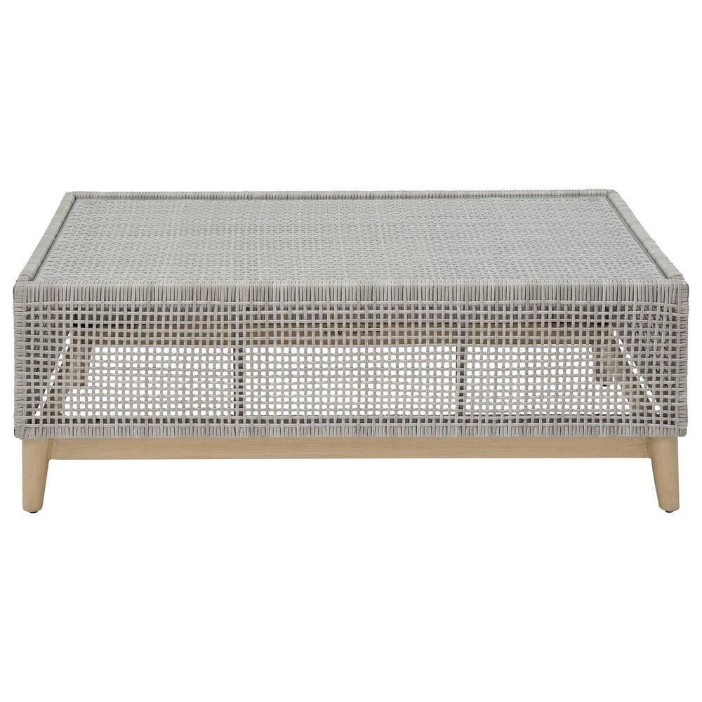 Ashley Seton Creek Patio Rectangular Cocktail Table in Gray, , large