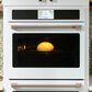 Cafe 2-Piece Kitchen Package with Matte White 30" Smart Built-In Convection Single Wall Oven and Stainless Steel 36" Touch Control Induction Cooktop, , large