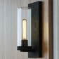 Vaxcel Grantley 1-Light Outdoor Wall Sconce in Matte Black, , large