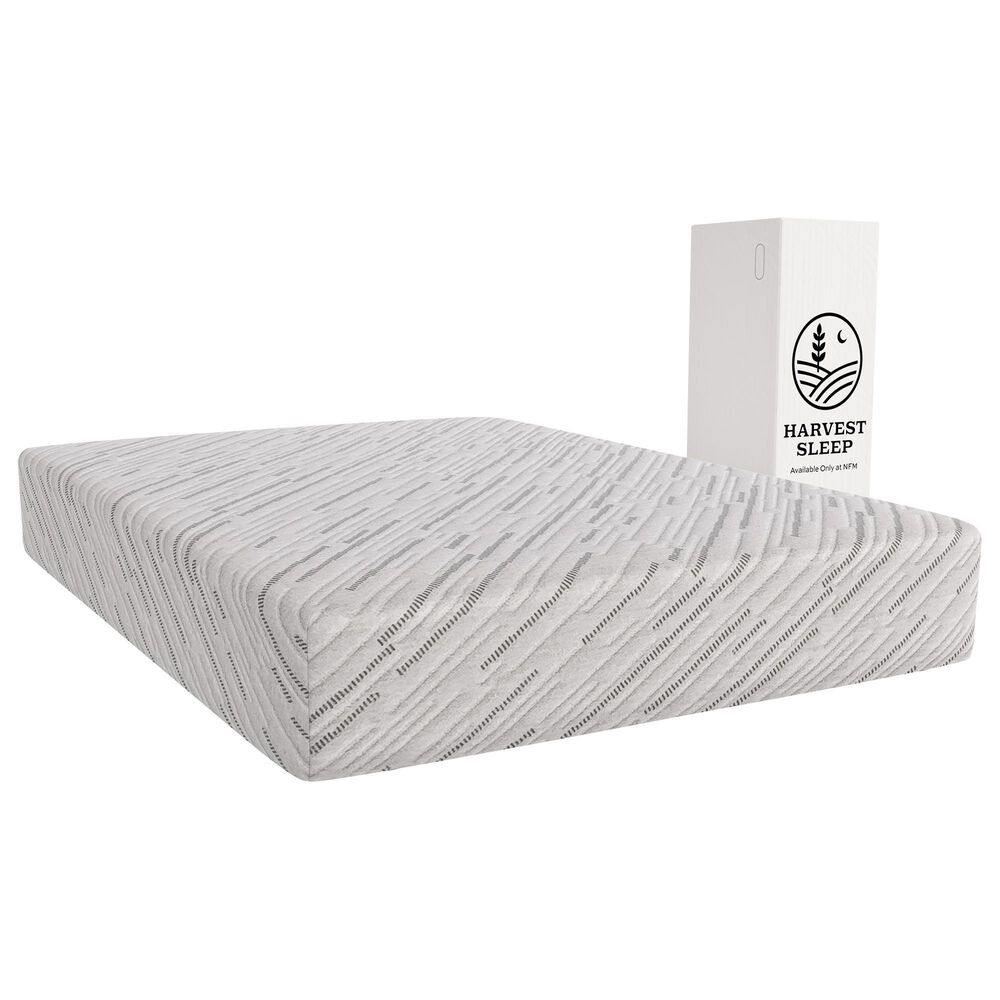 Harvest Sleep 10" Firm Memory Foam King Mattress in a Box, , large