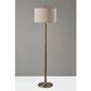 Adesso Barton Floor Lamp in Antique Brass, , large