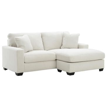 Ashley Greenbriar Stationary Sofa Chaise in Ivory, , large