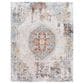 Surya Laila 7"10" x 10"3" Orange, Teal, Sage, Saffron, Gray and Cream Area Rug, , large