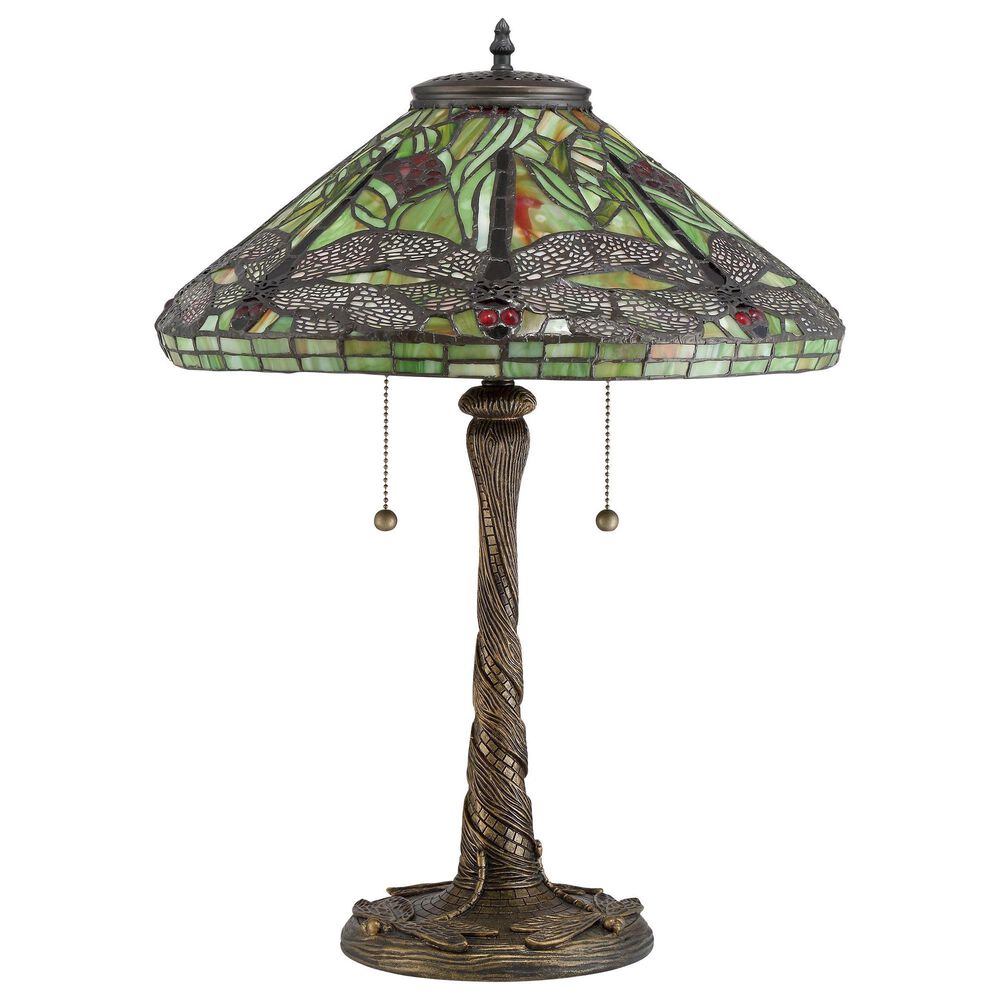 Quoizel Jungle Dragonfly Table Lamp in Architectural Bronze, , large