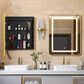 HOMLUX 24" x 30" Bathroom Medicine Cabinet with Mirror in Gold, , large