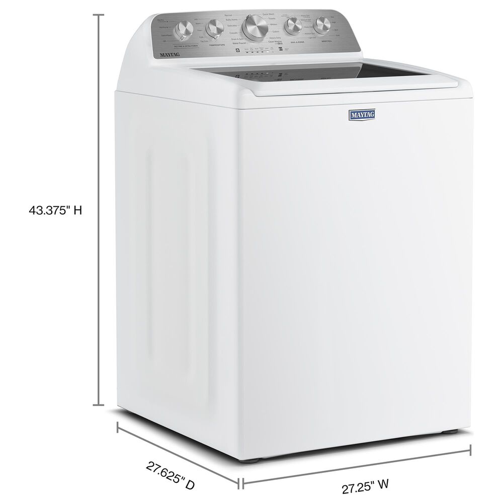 Maytag 4.7 Cu. Ft. Top Load Pet Pro Washer in White, , large