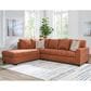 Ashley Aviemore 2-Piece Sectional with Left-Facing Chaise in Spice, , large