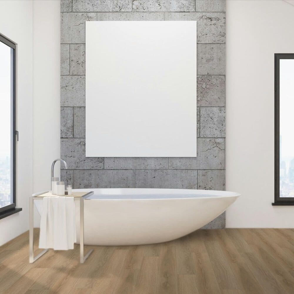 Fuzion SmartDrop 7 Toasted Pecan 7&quot; x 48&quot; Luxury Vinyl Plank, , large