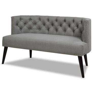 Jennifer Taylor Home Celine Settee in Uptown Gray, , large