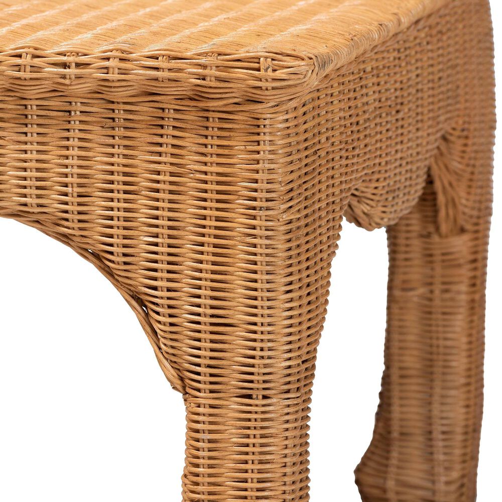 Baxton Studio Abena Coffee Table in Light Honey, , large