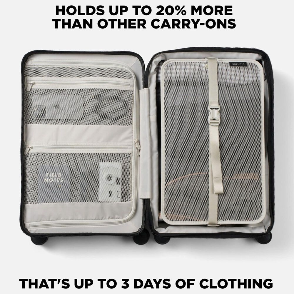 Nomatic Method Luggage Carry-On Case in Black, , large