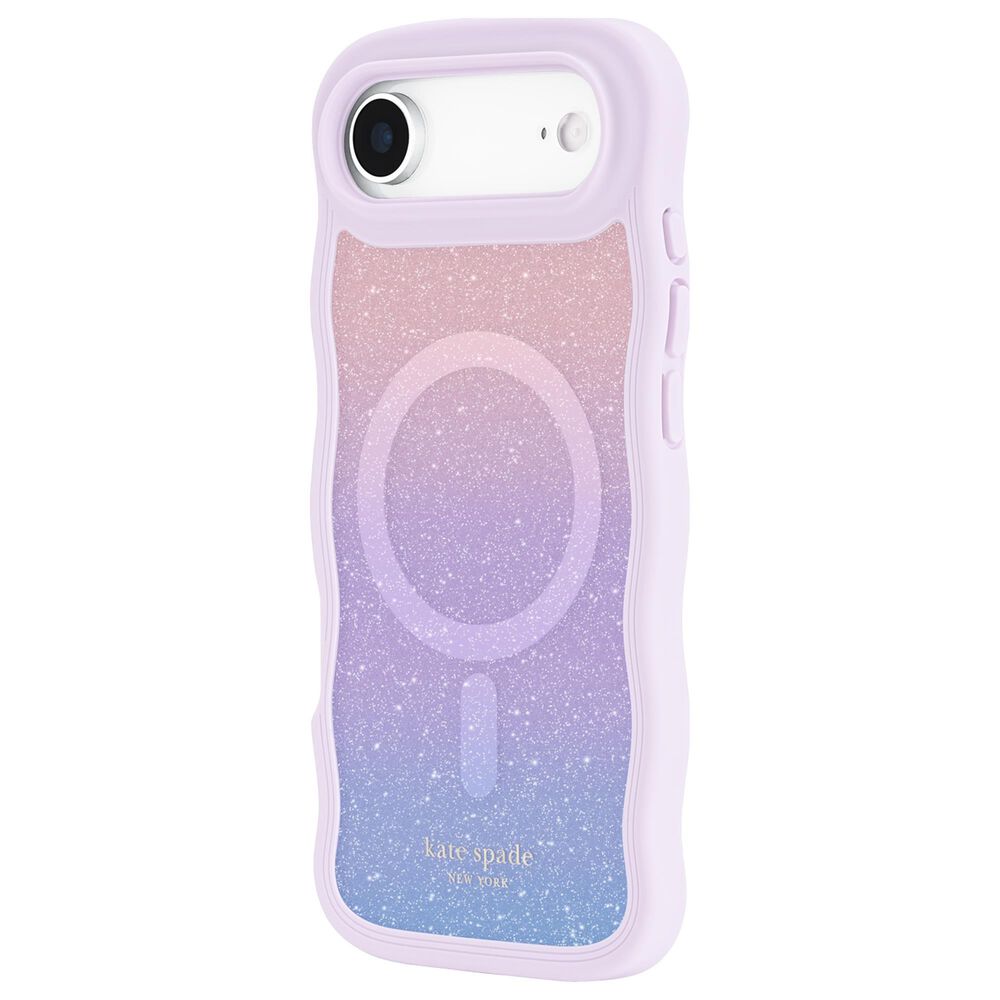 Kate Spade Wavy MagSafe Case for Apple iPhone Air in Opal Glitter, , large
