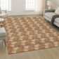 Dalyn Rug Company Soft Essentials Chevron Paprika 8" x 10" Area Rug, , large