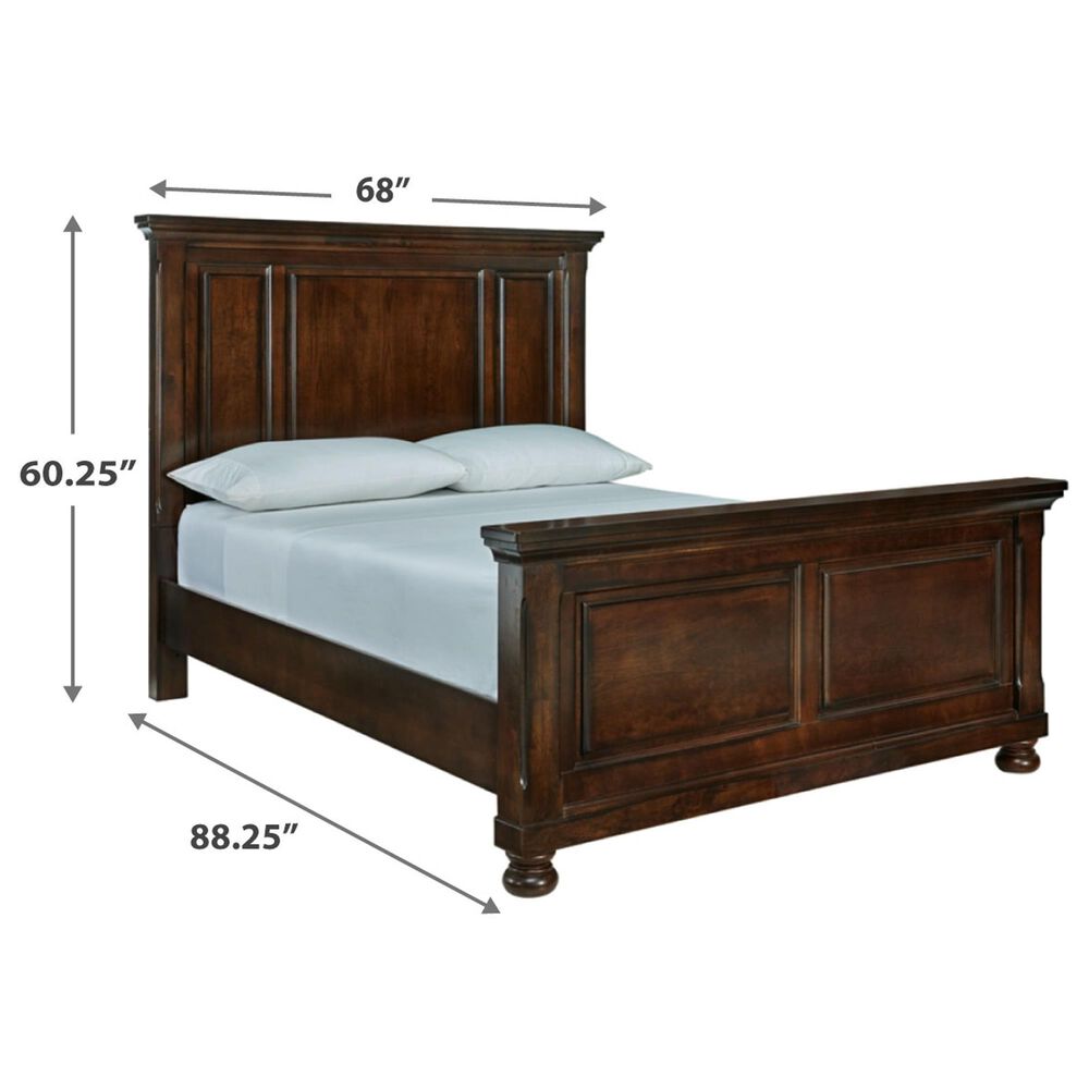 Millenium Porter Queen Panel Bed in Rustic Brown, , large