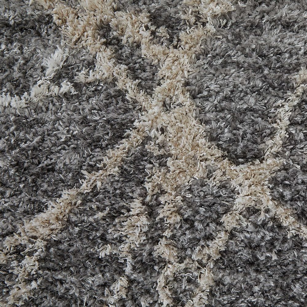 Feizy Mynka 2&#39;6&quot; x 8&#39; Gray and Beige Runner, , large