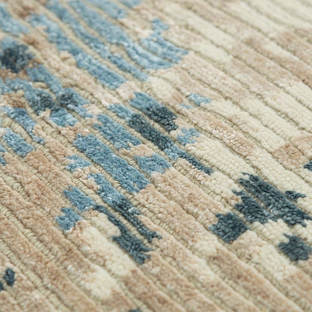 RIZZY Finesse 2&#39; x 3&#39; Beige and Blue Area Rug, , large