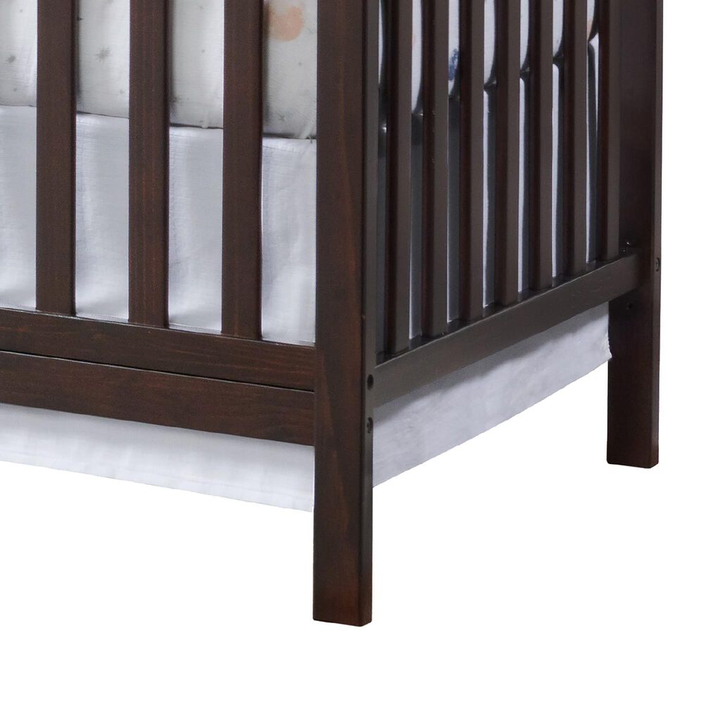 Oxford Baby Logan 4-In-1 Convertible Crib in Espresso, , large