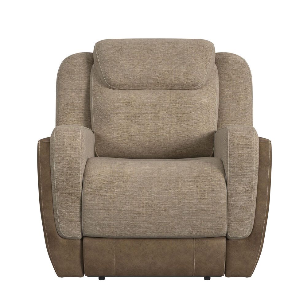 Mayberry Hill Hornet Manual Glider Recliner in Rancho Beige, , large