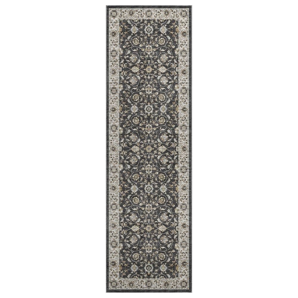 Dalyn Rug Company Hatay HY1 2"3" x 7"6" Black Runner, , large