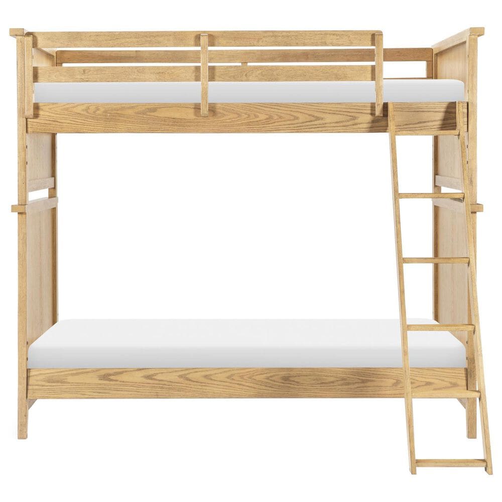 St Claire Home Today's Traditions Twin over Twin Bunk Bed in Natural Hickory, , large
