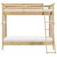St Claire Home Today"s Traditions Twin over Twin Bunk Bed in Natural Hickory, , large