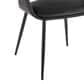 LumiSource Curvo Arm Chair in Black (Set of 2), , large
