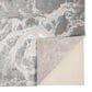 Feizy Azure Gray and Blue 5" x 8" Area Rug, , large