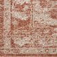 Loloi II Odette 11"2" x 15"7" Rust and Ivory Area Rug, , large