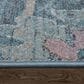 Feizy Dartmouth 39QMF 2"6" x 7"3" Blue and Multicolor Runner, , large