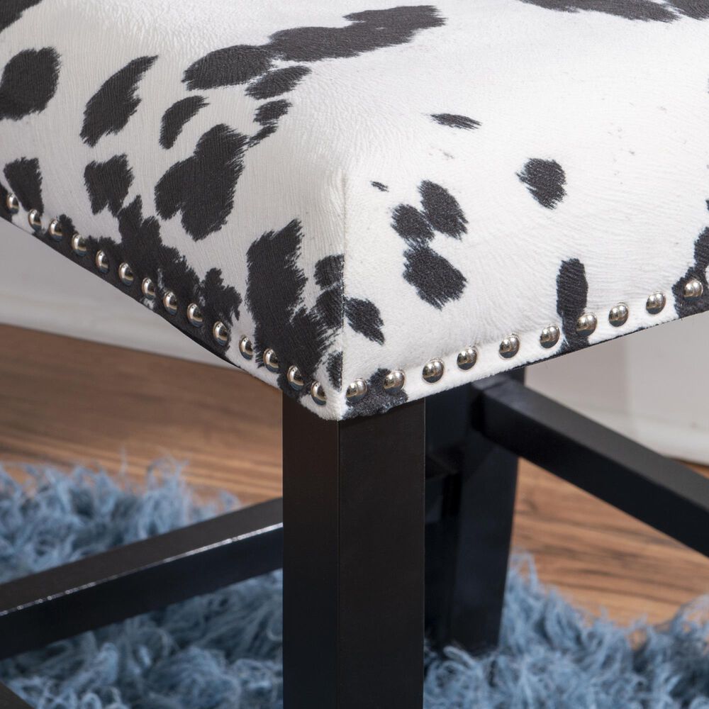 Linon Home Decor Corey Counter Stool in Black, , large
