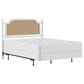 Richlands Furniture Melanie Queen Poster Panel Wood Headboard and Frame in White, , large