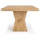 Millenium Galliden Trestle Dining Table in Brown, , large