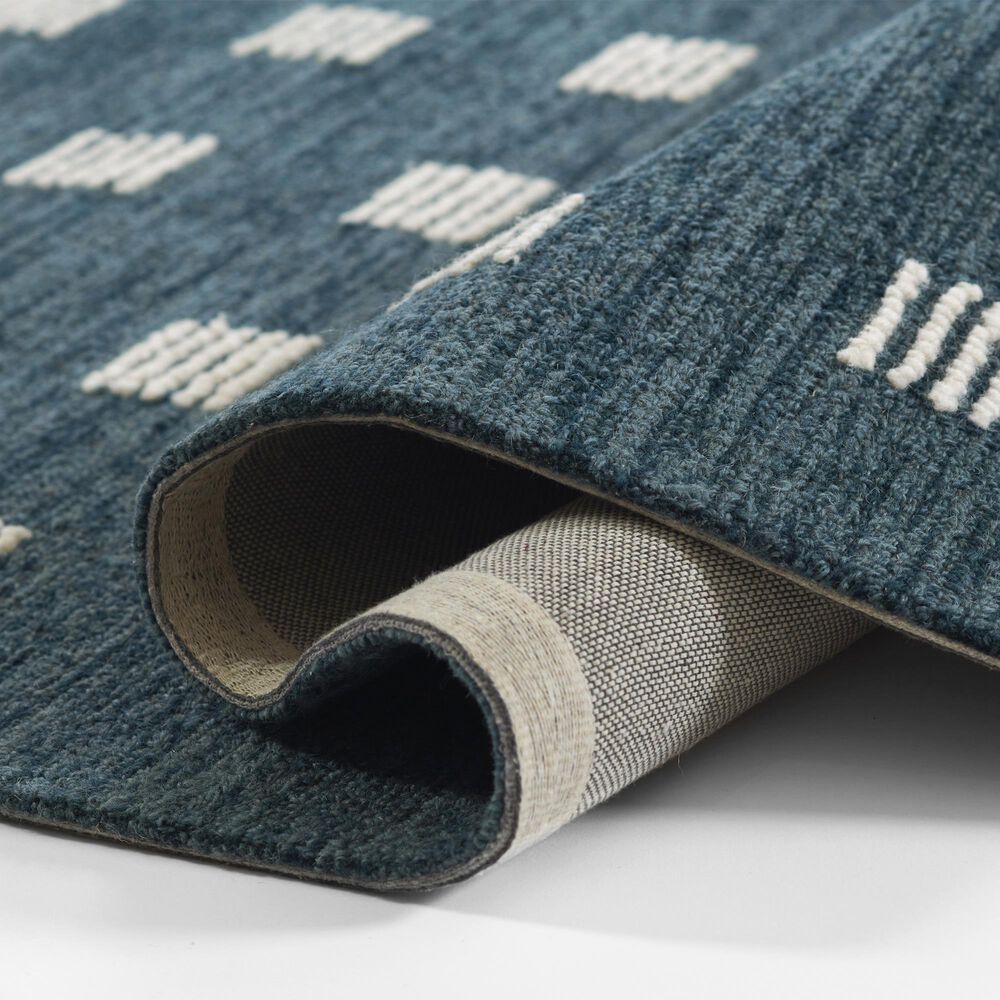 Momeni Archer Geometric 5&#39; x 8&#39; Blue Area Rug, , large