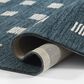 Momeni Archer Geometric 5" x 8" Blue Area Rug, , large