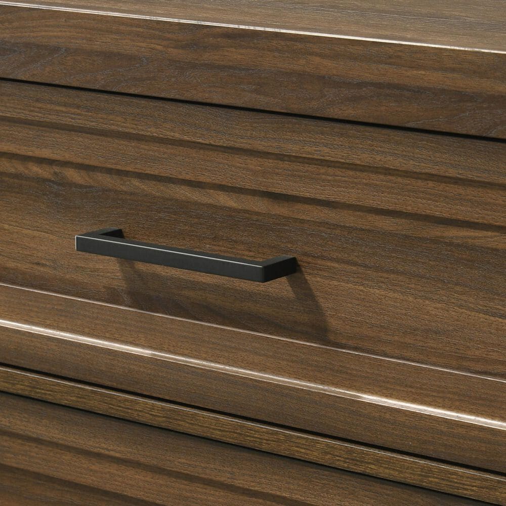 Crown Mark Lorraine 6-Drawer Dresser in Medium Brown, , large
