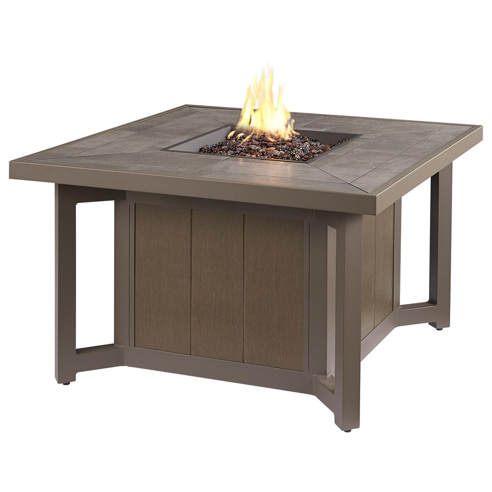 Clear Creek Collection Avalon 42" Square Fire Pit with Porcelain Top, , large