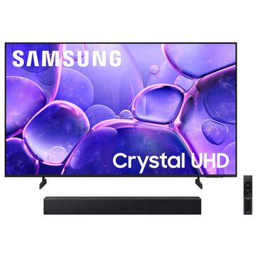 Samsung 43" Class U8000F 4K Crystal UHD HDR - Smart TV with B-Series 2.0 Channel Soundbar in Titan Gray and Titan Black, , large