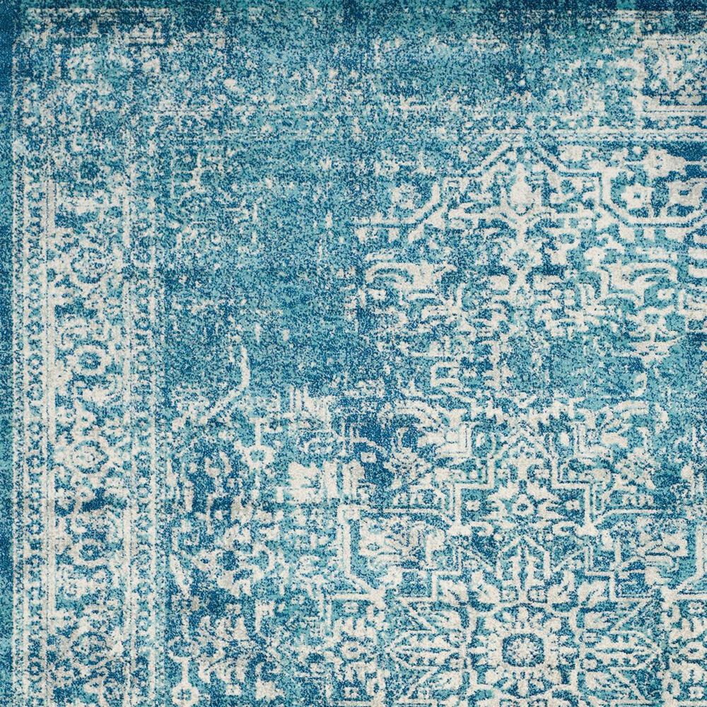 Safavieh Evoke EVK256C 2&#39;2&quot; x 13&#39; Blue and Ivory Runner, , large