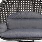 Leisuremod 57" Patio 2-Seat Hanging Egg Swing Chair with Charcoal Blue Cushion in Charcoal, , large