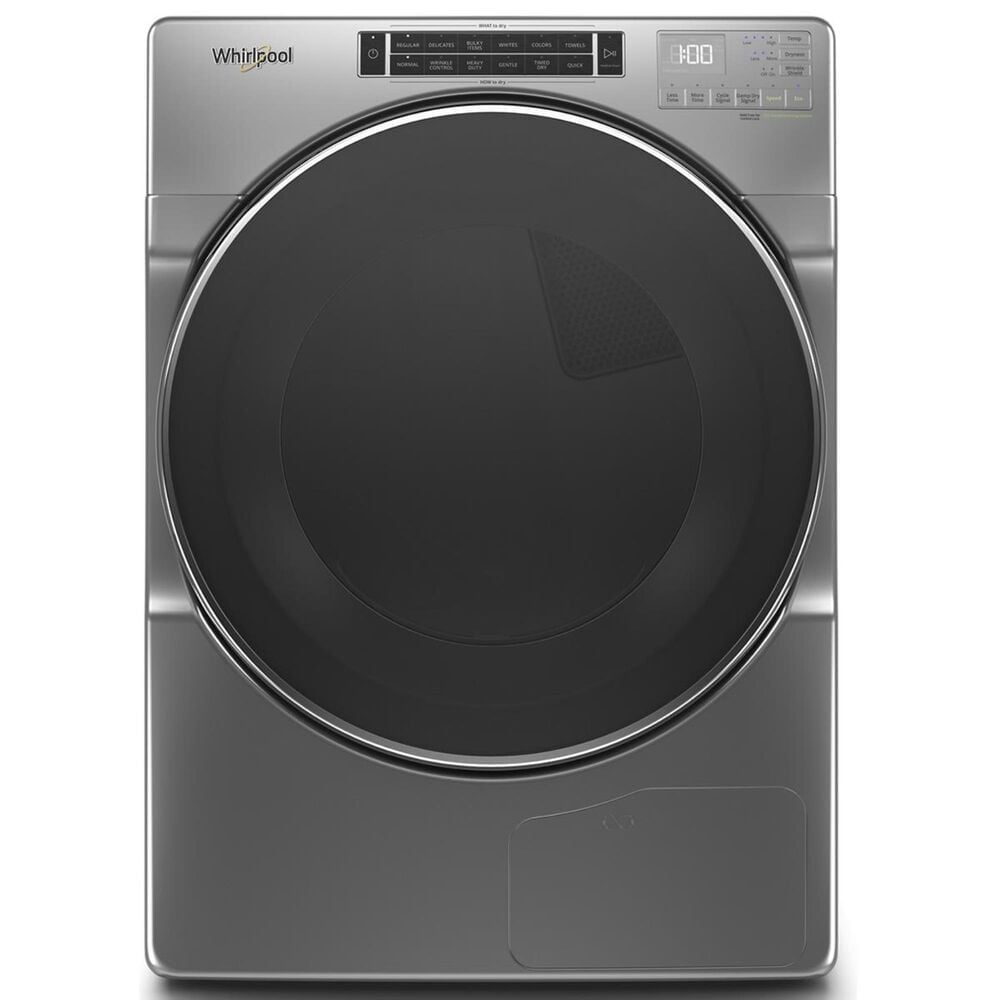 Whirlpool 7.4 Cu. Ft. Heat Pump Electric Dryer with Steam in Chrome Shadow, , large