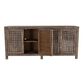 Classic Home Prado 4-Door Sideboard in Brown , , large
