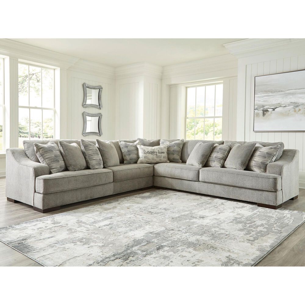 Ashley Bayless 3- Piece Sectional in Bayless Smoke, , large