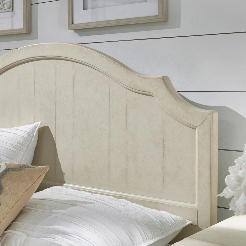 Homestyles Provence Queen Bed in Antiqued White, , large