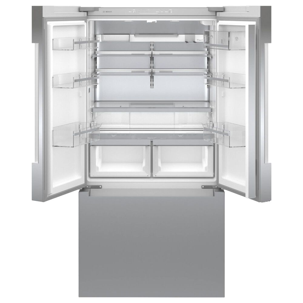 Bosch 20.8 Cu. Ft. 800 Series French Door Bottom Mount 36&#39;&#39; in Stainless Steel, , large