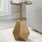 Uttermost Comet Accent Table in Black and Antique Bronze, , large