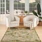 Nourison Aloha ALH17 9" x 12" Ivory and Green Indoor/Outdoor Area Rug, , large