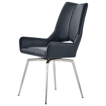 Global Furniture USA Swivel Dining Chair in Black, , large
