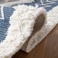 Safavieh Natura NAT679A 3" x 5" Ivory and Blue Area Rug, , large